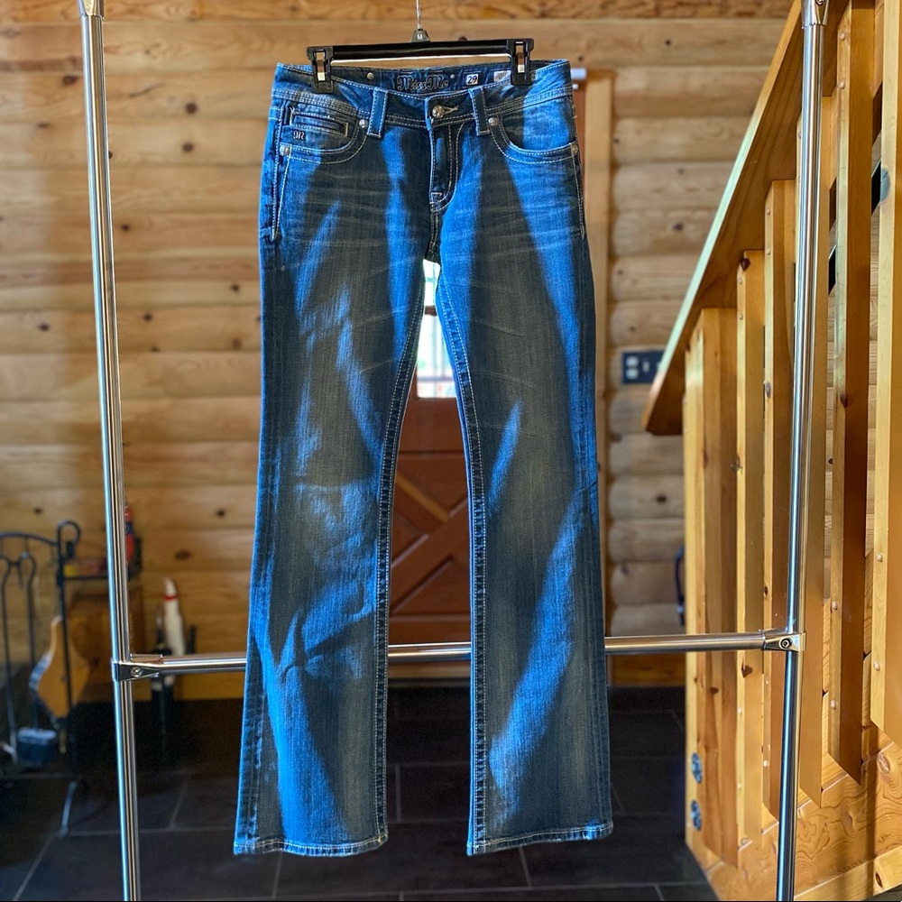 Miss me embroidered jeans